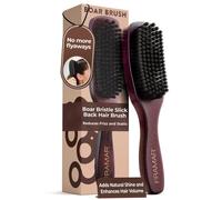 FRAMAR Slick Back Hair Brush Women - Boar Bristle Hair Brush, Slick Back