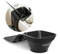 FRAMAR Toning Tub Hair Dye Bowl - Color Bowls for Hairstylist, Hair Dye Mixing Bowl, Mixing Bowl for Hair Dye, Hairdressing Accessories, Suction to Sink or Shampoo Station for Easy Toning - 2pc