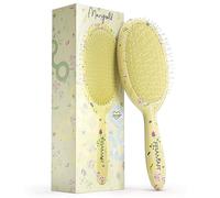 FRAMAR Wet Hair Brush Women - Detangle Hair Brush, Hairbrushes For Women, Hairbrush, Hair Brushes, Effortlessly Detangles and Saves Time - Yellow Flowers