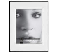 Framatic Fineline Aluminum Frame, Black, 11 x 14 in double matted to 8 x 10 in, Single