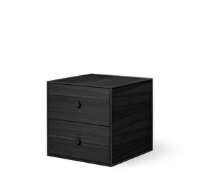 Frame 35 Cupboard Element with 2 Drawers Ash black Audo SINGLE PIECES