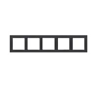Frame 5 Way Universal Horizontal and Vertical Black Simon CR5/49