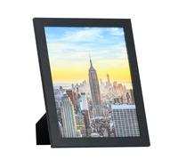 Frame Amo 10x13 Black Modern Picture Frame, 1 inch Border, Glass Front, for Wall or Table (1)
