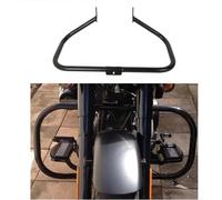 Frame Bumper Motorbike Protection Bar For Harley Softail Cross For Bones FLSTSB 2008-2011 2009 2010 Engine Guard Crash Motorcycle Accessories(Black- Silver)