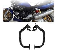 Frame Bumper Motorcycle Parts L/R Highway Crash Bars For H-onda CB 400 CB400 1992-1998 1997 1996 1995 1994 1993 Engine Guard Front Bumper Frame Side Protector(Black- Silver)