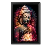 Frame Cart Lord Buddha Wall Frame A Spiritual Wall Art, Infuse Serenity Into Your Space With Our Premium Frames For Home & Office Décor. (10x15 Inches, Multicolor 14)