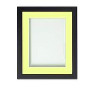 Frame Company Allington Black 10x8 Frame with Lemon Bon Bon Mount for 6x4