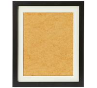 Frame Company Allington Black 12x10 inch Frame With Ivory Mount For Image 10x8 inch *Choice of sizes* Fitted with Real Glass