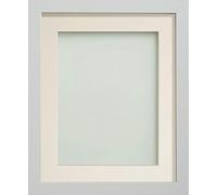 Frame Company Allington White 14x11 inch Frame With Ivory Mount For Image 12x8 inch *Choice of sizes* Fitted with Real Glass