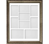 Frame Company Brompton Bronze Multi-Aperture Photo Frame with Mount, 20x16 for 7x5 (x2) 6x4 (x7) * Choice of Mount Design* NEW