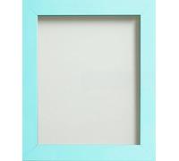 Frame Company Candy Range 8 x 6-Inch Plastic Picture Photo Frame, Aqua Blue