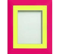 Frame Company Candy Range Hot Pink Picture Photo Frames with Lemon Bon Bon Mount *Choice of Colours*