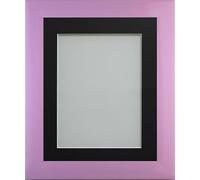 Frame Company Candy Range Peony Picture Photo Frames with Black Mount, 24x18 for 18x12 *Choice of Sizes and Colours* Fitted with Perspex