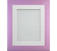 Frame Company Candy Range Peony Picture Photo Frames with White Mount, 18x14 for 16x12 *Choice of Sizes and Colours* Fitted with Real Glass