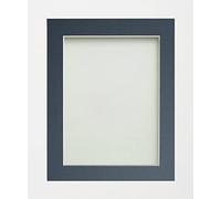 Frame Company Candy Range White Picture Photo Frames with Mount*Choice of Colours*