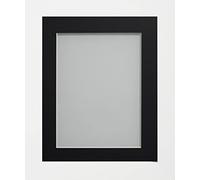 Frame Company Candy Range White Picture Photo Frames with Mount*Choice of Colours*