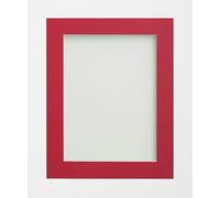 Frame Company Candy Range White Picture Photo Frames with Mount*Choice of Colours*
