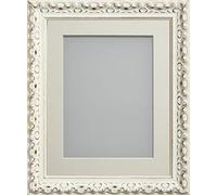 Frame Company Charleston Range Ivory 16x12 inch Frame With Ivory Mount for Image 12x10 inch *Choice of Sizes* Fitted with Real Glass
