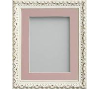 Frame Company Charleston Range Ivory A2 Frame With Pink Mount for Image A3 *Choice of Sizes* Fitted with Perspex