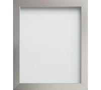Frame Company Connolly Range Silver Wooden Picture Photo Frame, 7x5 inch *Choice of Sizes* Fitted with Real Glass