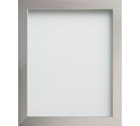 Frame Company Connolly Range Silver Wooden Picture Photo Frame, 8x6 inch *Choice of Sizes* Fitted with Real Glass