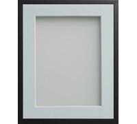 Frame Company Drayton Black 12x10 Frame with Light Blue Mount for 9x7