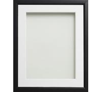Frame Company Drayton Black 14x11 Frame with White Mount for 10x8