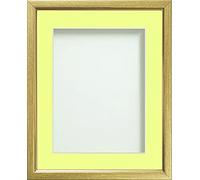 Frame Company Drayton Gold with Lemon Bon Bon Mount, A4 for image size A5