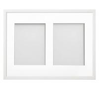 Frame Company Drayton Multi Aperture Photo Frame, White, 16x12 for 8x6 inch (x2)