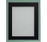 Frame Company Drayton Range A4 Green Picture Photo Frame with Black Mount For Image Size A5