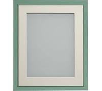 Frame Company Drayton Range A4 Green Picture Photo Frame with Ivory Mount For Image Size A5