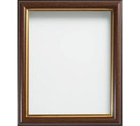 Frame Company Eldridge Mahogany, 5x5 inch, fitted with perspex