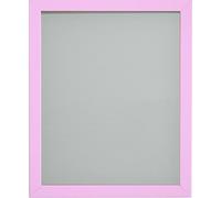 Frame Company Jellybean Colourful Wooden Picture Photo Frame, Baby Pink, 20x16 inch* Choice of Colours & Sizes* NEW Fitted with Perspex