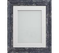 Frame Company Lynton Coal Photo Frame with Off-White Mount, 16x12 for 14x10 inch, fitted with perspex