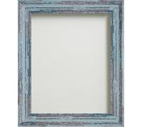 Frame Company Lynton Range, Rustic Blue 9x7 inch Picture Photo Frame Fitted With Glass * Choice of Four Colours * NEW
