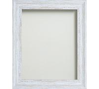 Frame Company Lynton Range, Rustic White 10x8 inch Picture Photo Frame Fitted With Glass * Choice of Four Colours * NEW