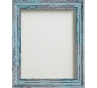 Frame Company Lynton Rustic Blue 10x8 Photo Frame, Perspex