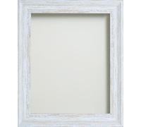 Frame Company Lynton Rustic White 8x6 Photo Frame, Real Glass