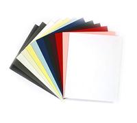 Frame Company Mount Board Backing Card, Red, A5 - Pack Of 5