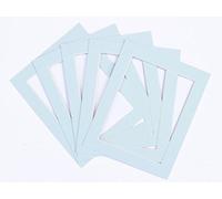 Frame Company Pack of 10 Light Blue Mounts 12x10 for 9x7 inch *Choice of Colours*