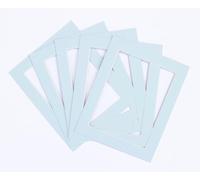 Frame Company Pack of 10 Light Blue Mounts, 7x5 for 6x4