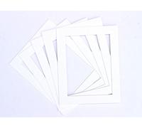 Frame Company Pack of 10 White Mounts 10x10 for 8x8 inch *Choice of Colours*