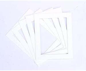 Frame Company Pack of 10 White Mounts, 50x40cm for 40x30cm