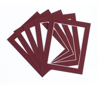 Frame Company Pack of 3 Plum Mounts, 80x60cm for 60x40cm