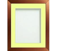 Frame Company Simpson Copper 14x11 Frame with Lemon Bon Bon Mount for 12x8