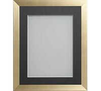 Frame Company Simpson Gold 10x8 Frame with Grey Mount for 7x5