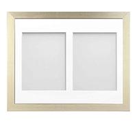 Frame Company Simpson Gold Multi Aperture Photo Frame, 14x11 for 8x6 inch (x2)