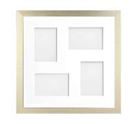 Frame Company Simpson Gold Multi Aperture Photo Frame, 40x40cm for 6x4 inch (x4 mix)