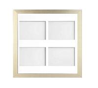 Frame Company Simpson Gold Multi Aperture Photo Frame, 40x40cm for 7x5 inch (x4)