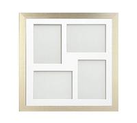 Frame Company Simpson Gold Multi Aperture Photo Frame, 40x40cm for 7x5 inch (x4 mix)